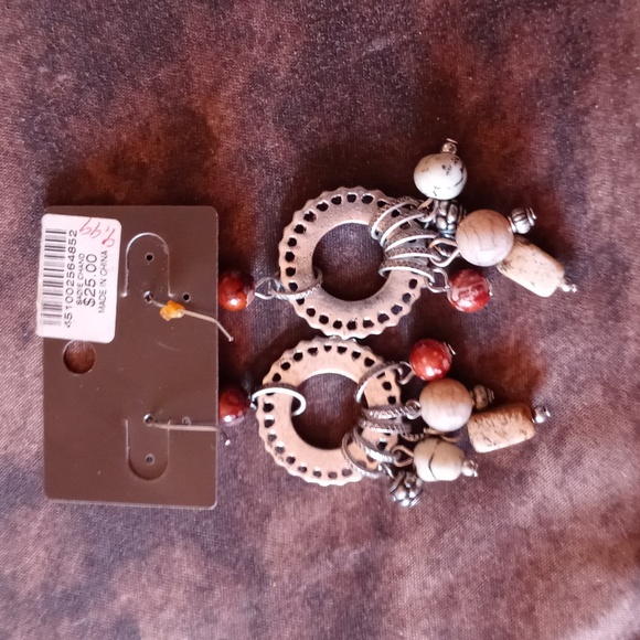 Chico's Dangle Drop Pierced Earrings - Picture 2 of 2